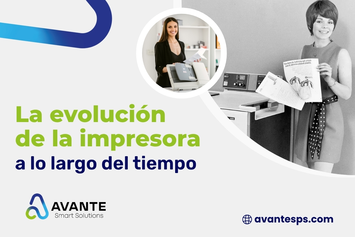 La evolucion de la impresora a lo largo del tiempo