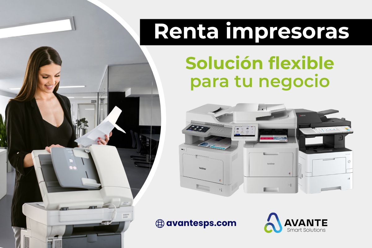 Renta impresoras Solución flexible para tu negocio Renta impresoras Solución flexible para tu negocio