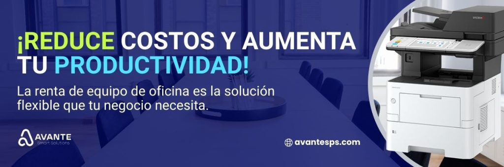 Renta de mobiliario administrativo