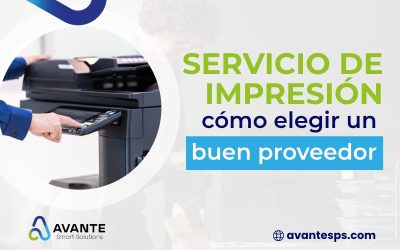 Servicio de impresión cómo elegir un buen proveedor