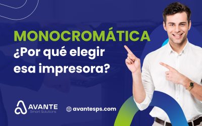 Monocromática, ¿Por qué elegir esa impresora? 🤔