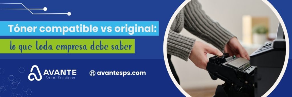 tóner compatible y original para impresoras