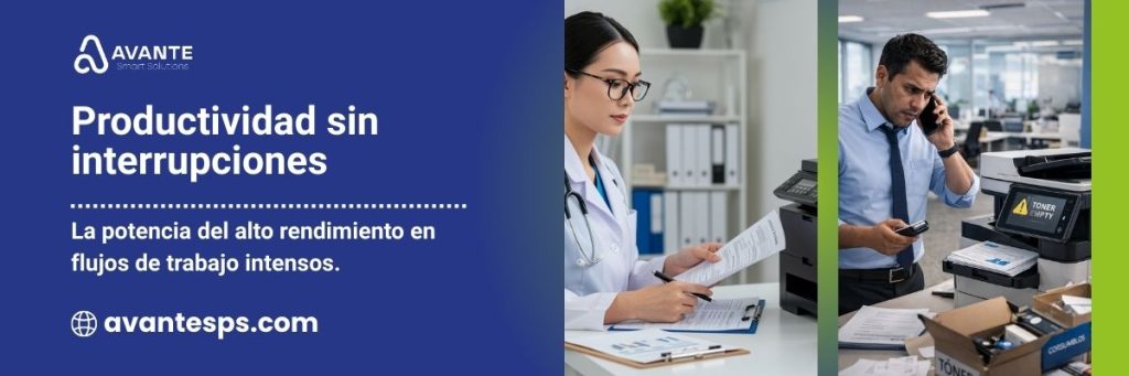 Productividad sin interrupciones con un multifuncional