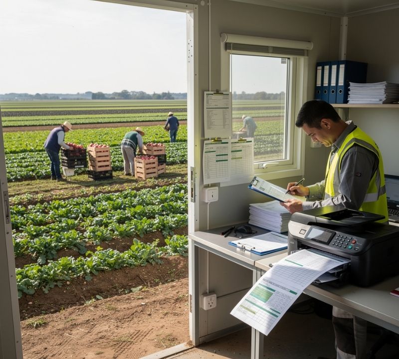 etiquetas por lote trazabilidad agroindustria