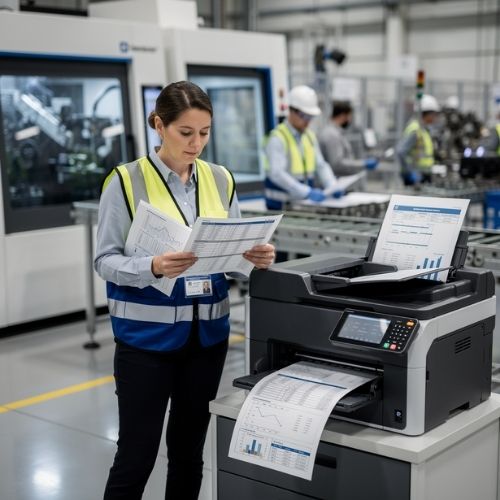 servicios administrados de impresion en manufactura
