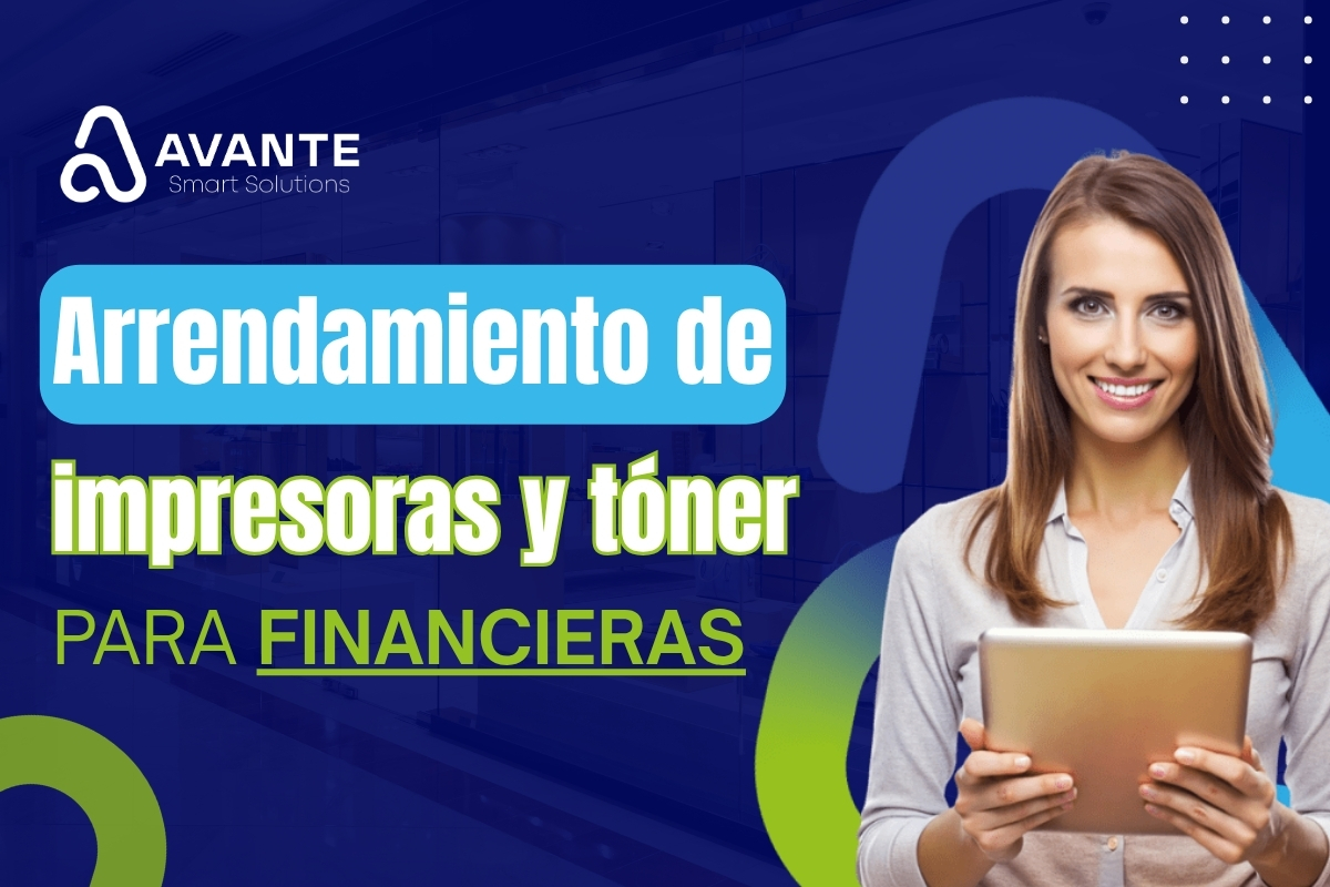 Arrendamiento de impresoras y tóner para empresas financieras