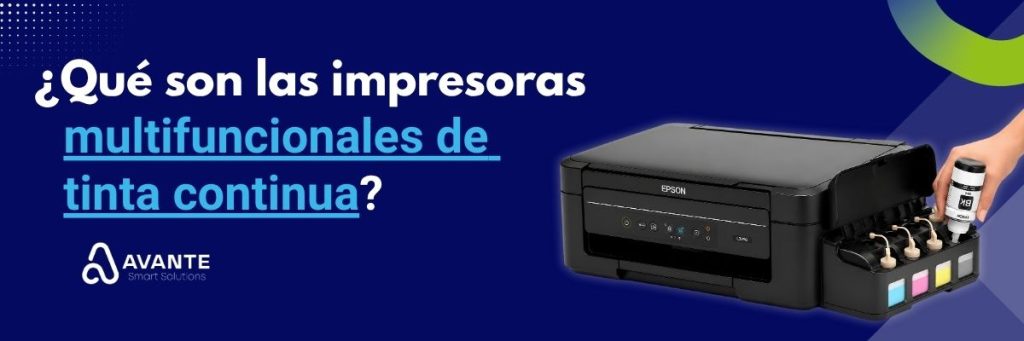 impresoras multifuncionales de tinta continua