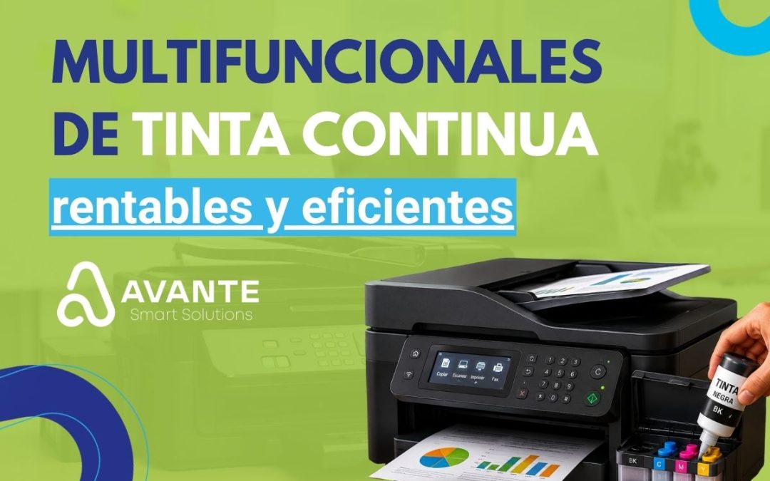 Multifuncionales de tinta continua rentables y eficientes 💼