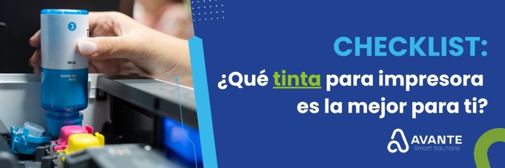 tinta de impresora