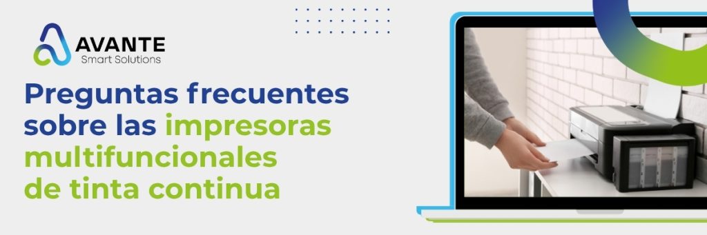 Preguntas frecuentes sobre las impresoras multifuncionales de tinta continua