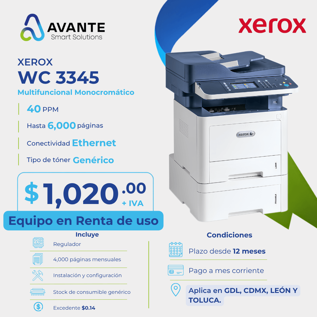 Mov Xerox WC 3345 Mov Xerox WC 3345